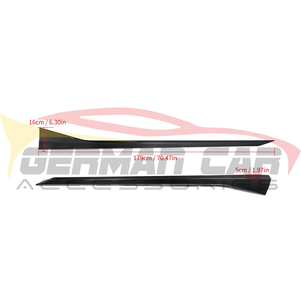 2024 + BMW M5 Carbon Fiber M Performance Style Side Skirts | G90 Side Skirts