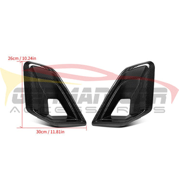 2024 + BMW X5 M Performance Style Carbon Fiber Lower Air Ducts | G05 LCI Additional Accessories