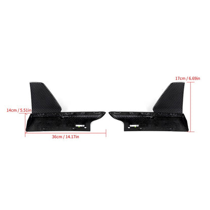 2024 + BMW X5 M Performance Style Carbon Fiber Rear Splitters | G05 LCI Additional Accessories