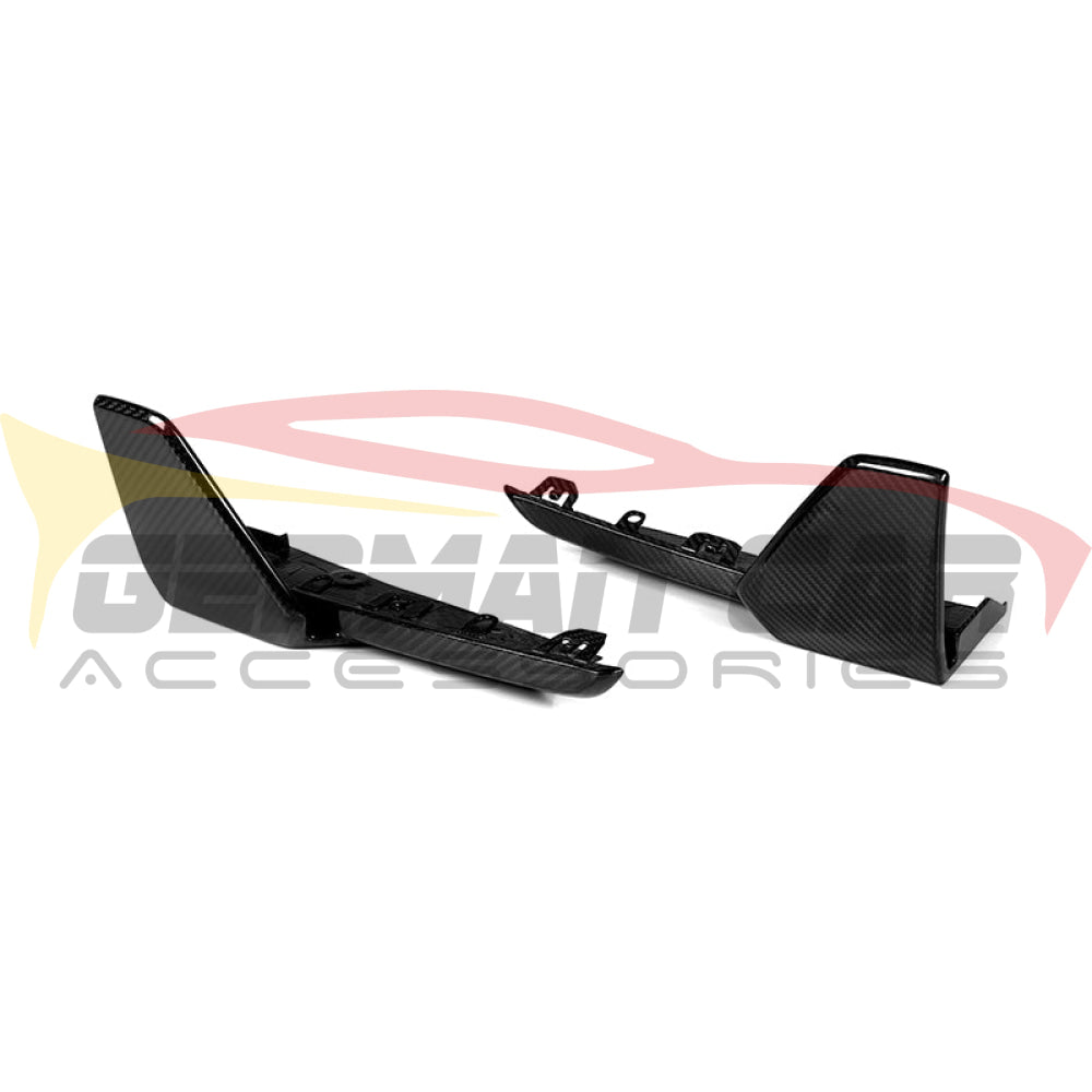 2024 + BMW X5 M Performance Style Carbon Fiber Rear Splitters | G05 LCI Additional Accessories