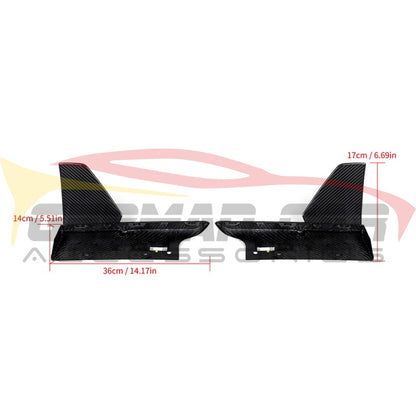 2024 + BMW X5 M Performance Style Carbon Fiber Rear Splitters | G05 LCI Additional Accessories