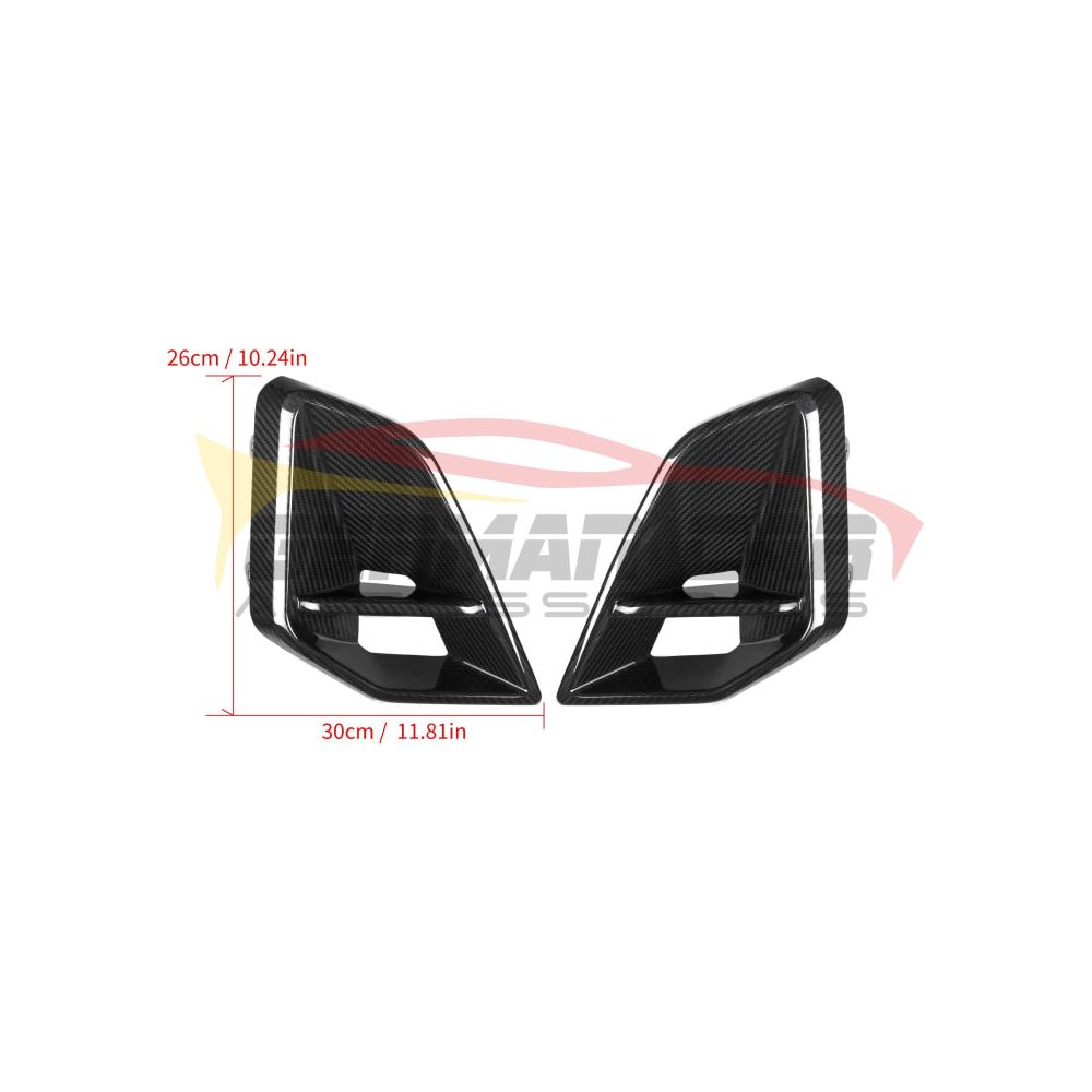 2024 + BMW X5 S Style Carbon Fiber Lower Air Ducts | G05 LCI Additional Accessories