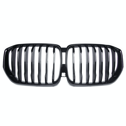 2018+ Bmw X5/x5M Single Slat Kidney Grilles | G05/f95 Gloss Black