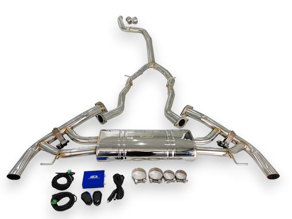 2019 + Bmw X5/X6 Valved Sport Exhaust System | G05/G06 Stainless Steel / Chrome Tips