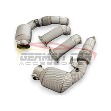 Load image into Gallery viewer, 2024 + Bmw X5/X6/X7 M60I Front Race Pipes | G05/G06/G07 Lci
