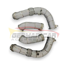 Load image into Gallery viewer, 2024 + Bmw X5/X6/X7 M60I Front Race Pipes | G05/G06/G07 Lci
