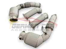 Load image into Gallery viewer, 2024 + Bmw X5/X6/X7 M60I Front Race Pipes | G05/G06/G07 Lci
