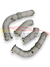 Load image into Gallery viewer, 2024 + Bmw X5/X6/X7 M60I Front Race Pipes | G05/G06/G07 Lci

