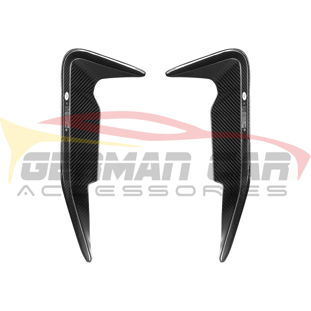2019 + BMW X5M Carbon Fiber Rear Bumper Canards | F95 Additional Accessories