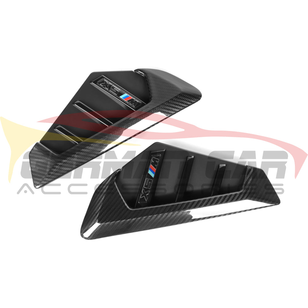 2024+ BMW X5M Performance Style Carbon Fiber Side Vent Trim | F95 LCI - Additional Accessories