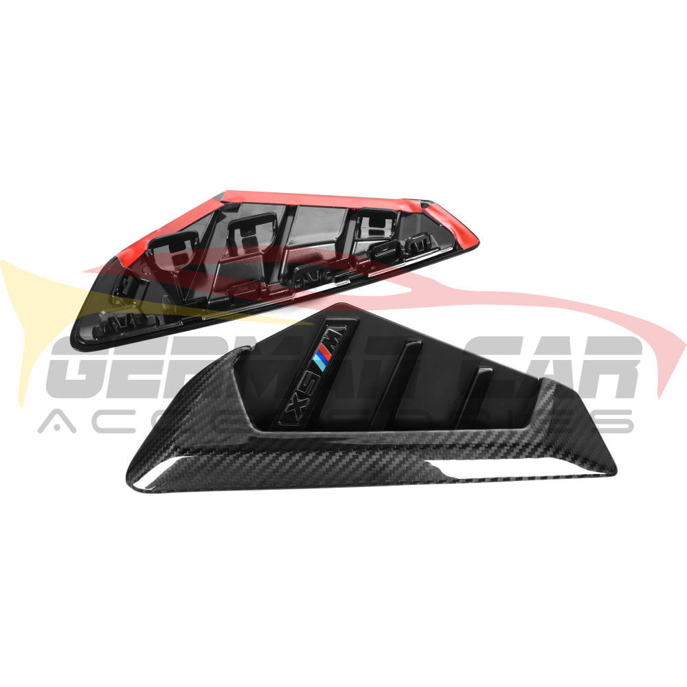 2024+ BMW X5M Performance Style Carbon Fiber Side Vent Trim | F95 LCI - Additional Accessories