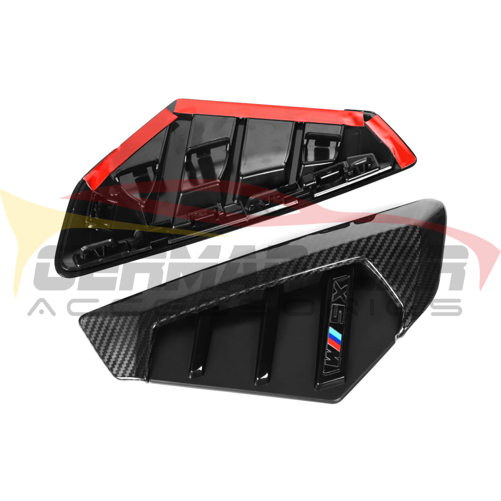 2024+ BMW X5M Performance Style Carbon Fiber Side Vent Trim | F95 LCI - Additional Accessories