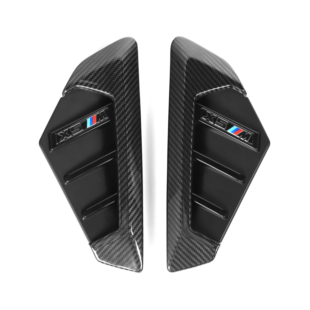2024+ BMW X5M Performance Style Carbon Fiber Side Vent Trim | F95 LCI - Additional Accessories