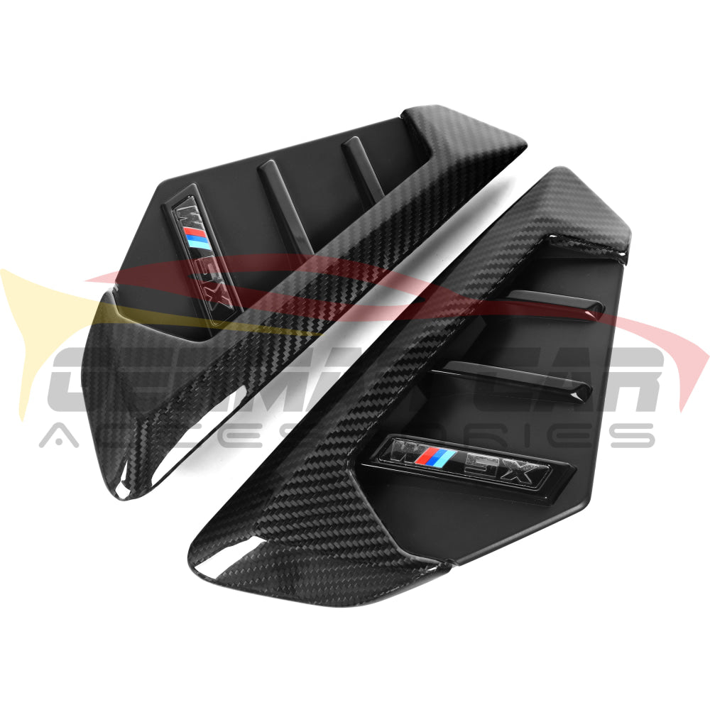 2024+ BMW X5M Performance Style Carbon Fiber Side Vent Trim | F95 LCI - Additional Accessories