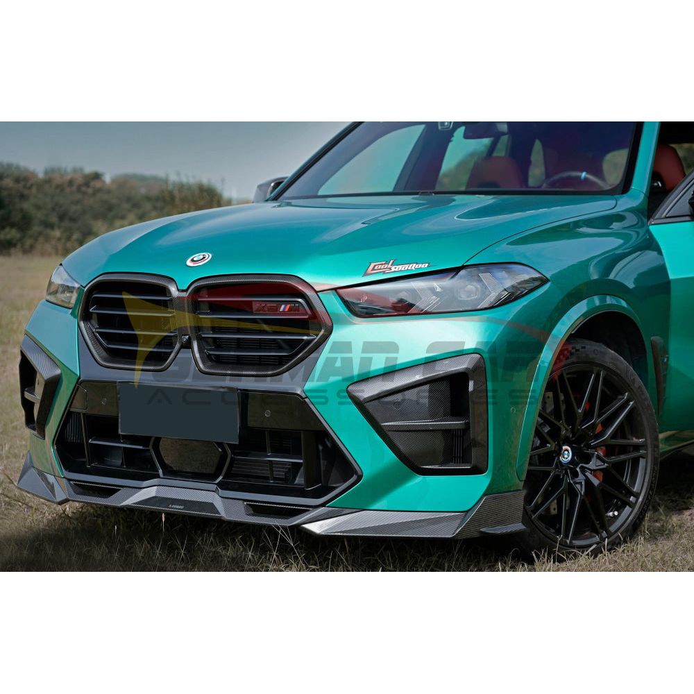 2024 + BMW X5M S Style Carbon Fiber Front Lip | F95 LCI Front Lips/Splitters
