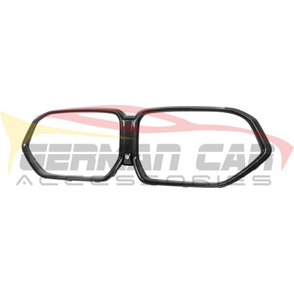 2024 + BMW X5M/X6M Carbon Fiber Grille Frame | F95/F96 LCI Kidney Grilles