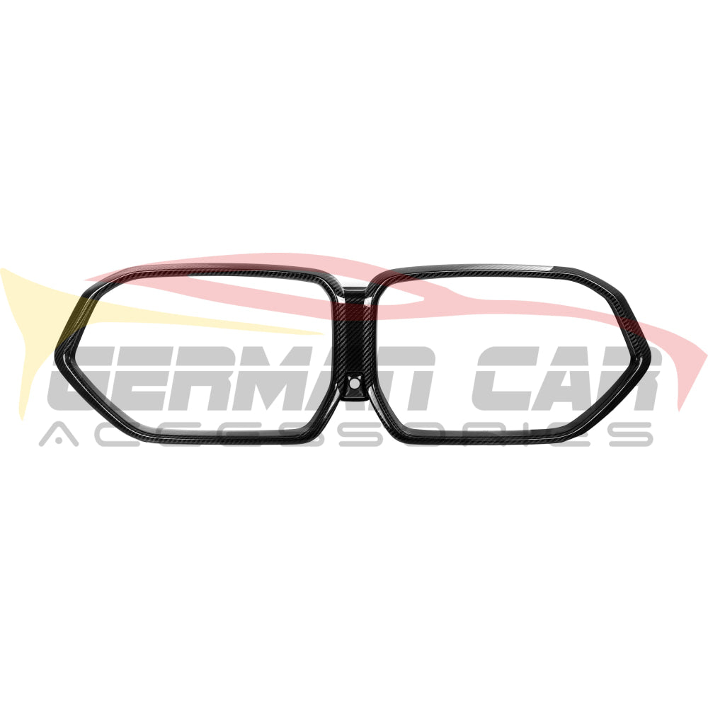 2024 + BMW X5M/X6M Carbon Fiber Grille Frame | F95/F96 LCI Kidney Grilles