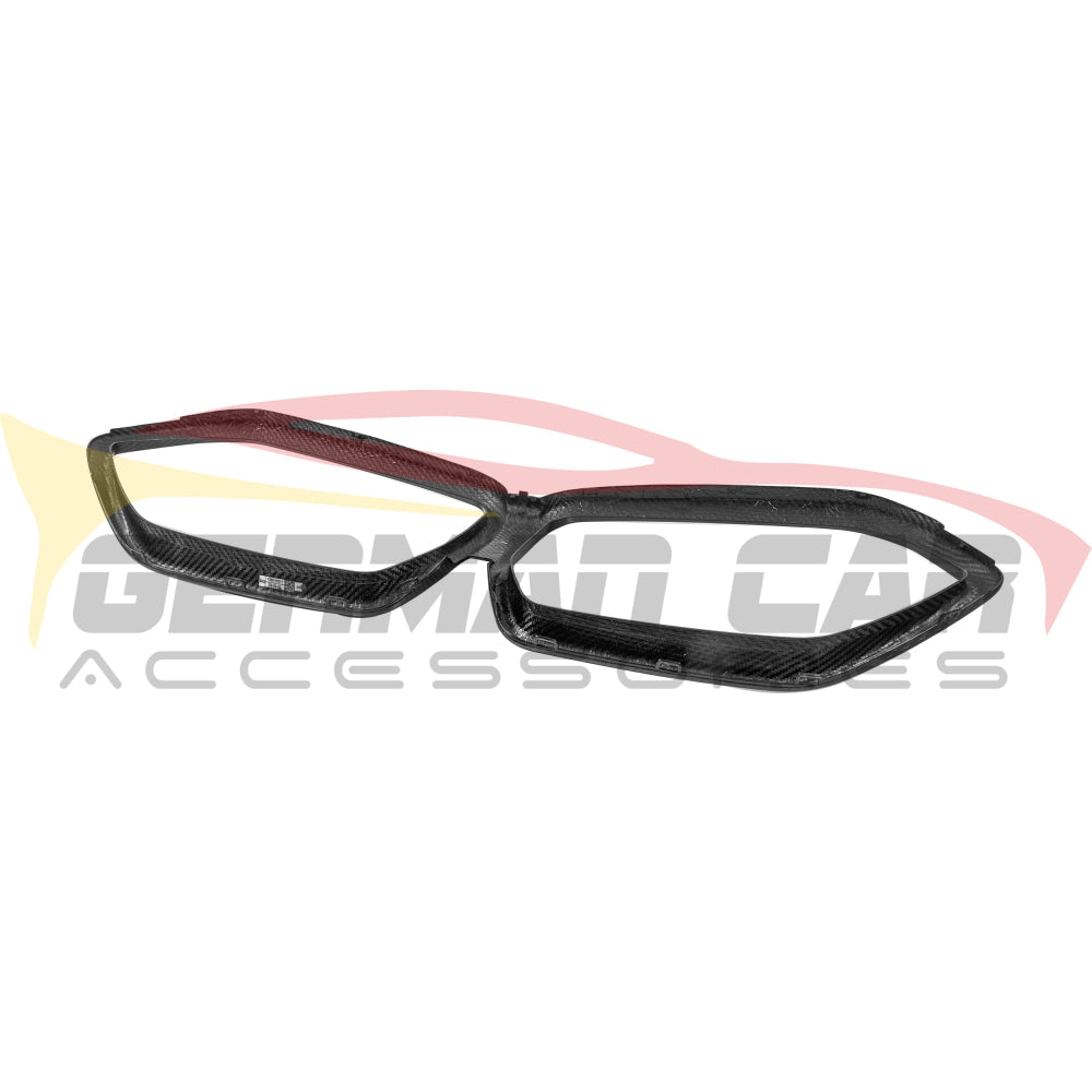 2024 + BMW X5M/X6M Carbon Fiber Grille Frame | F95/F96 LCI Kidney Grilles