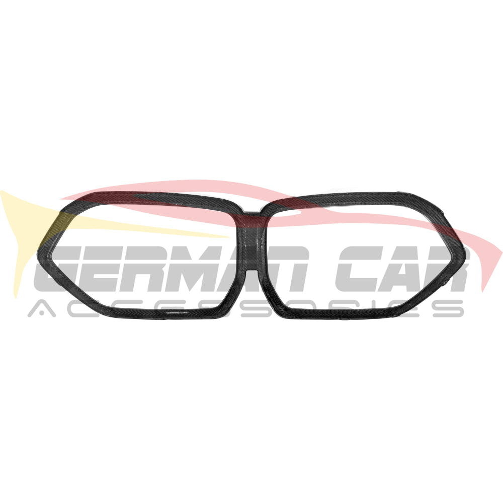 2024 + BMW X5M/X6M Carbon Fiber Grille Frame | F95/F96 LCI Kidney Grilles