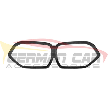 2024 + BMW X5M/X6M Carbon Fiber Grille Frame | F95/F96 LCI Kidney Grilles