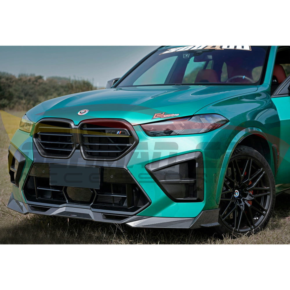 2024 + BMW X5M/X6M Carbon Fiber Grille Frame | F95/F96 LCI Kidney Grilles