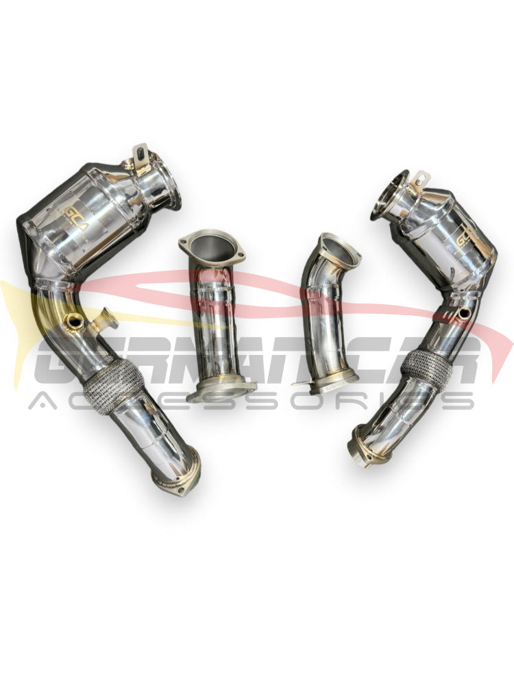 2024 + Bmw X5M/X6M Front Race Pipes | F95/F96 Lci No Heat Shield / 200 Cell Euro 6 Sport High Flow