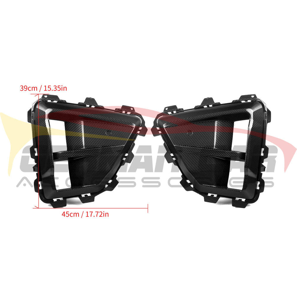 2024 + BMW X5M/X6M S Style Carbon Fiber Front Air Duct | F95/F96 LCI Additional Accessories