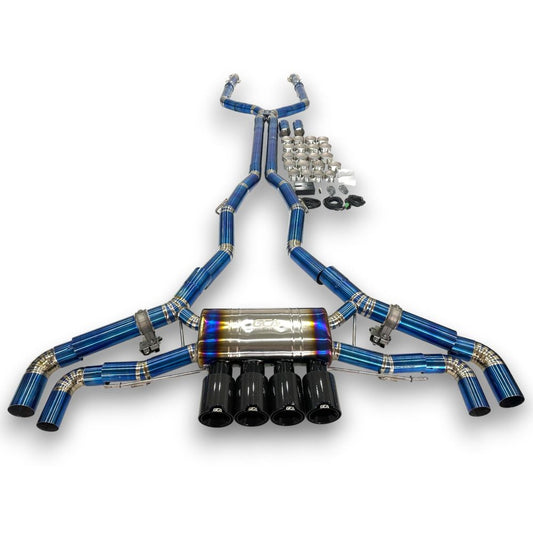 2024+ BMW X5M/X6M Valved Sport Exhaust System | F95/F96 Titanium Exhaust / Chrome Tips Exhausts