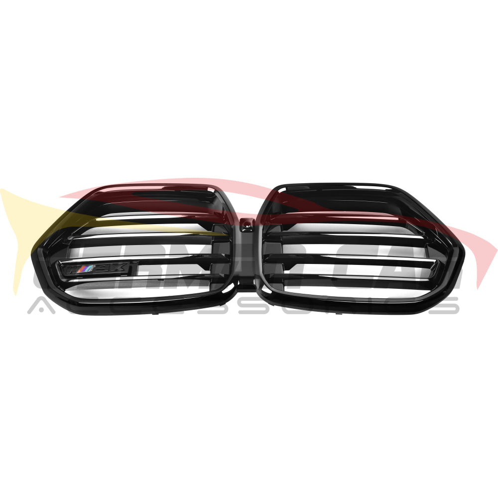 2024+ BMW X6 Horizontal X6M Style Kidney Grilles | G06 LCI Kidney Grilles