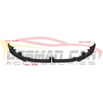2024 + BMW X6 M Performance Style Carbon Fiber 2 Piece Front Lip | G06 LCI Front Lips/Splitters