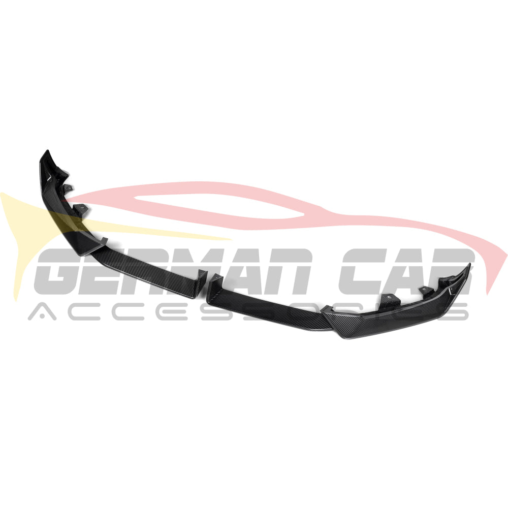 2024 + BMW X6 M Performance Style Carbon Fiber 2 Piece Front Lip | G06 LCI Front Lips/Splitters