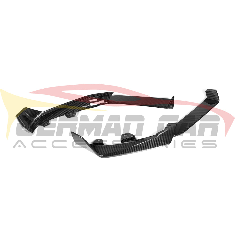 2024 + BMW X6 M Performance Style Carbon Fiber 2 Piece Front Lip | G06 LCI Front Lips/Splitters