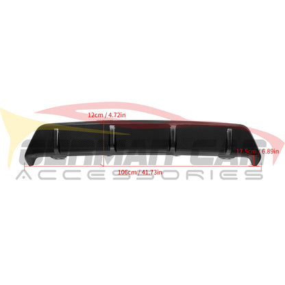 2024 + BMW X6 M Performance Style Carbon Fiber Rear Diffuser | G06 LCI Rear Diffusers