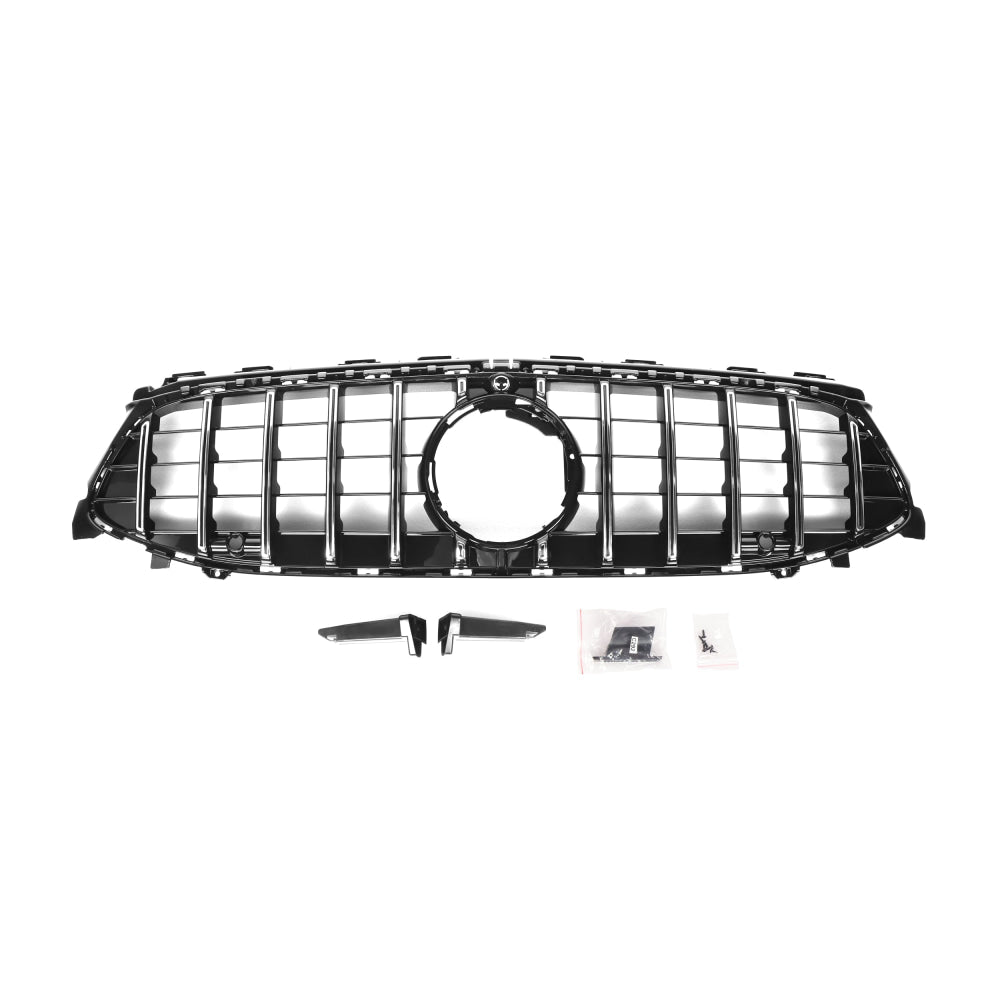 2024+ Mercedes-Benz CLA GTR Style Front Grille | W118/C118 Chrome Silver Front Grilles