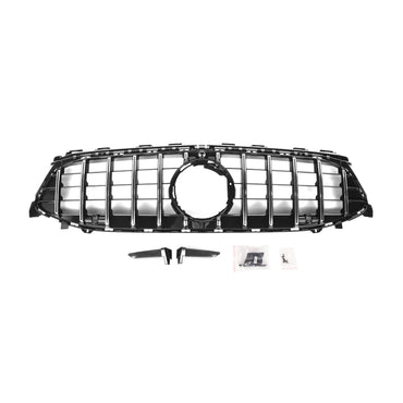 2024+ Mercedes-Benz CLA GTR Style Front Grille | W118/C118 Chrome Silver Front Grilles