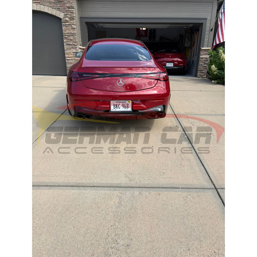 2024+ Mercedes-Benz CLE-Class Gloss Black Rear Diffuser with Quad Tips | A236/C236 - Rear Diffusers