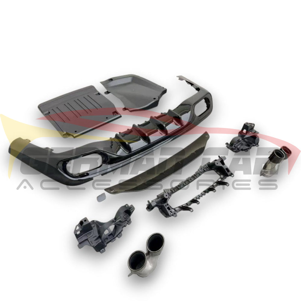 2024+ Mercedes-Benz CLE-Class Gloss Black Rear Diffuser with Quad Tips | A236/C236 Rear Diffusers