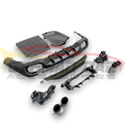 2024+ Mercedes-Benz CLE-Class Gloss Black Rear Diffuser with Quad Tips | A236/C236 Rear Diffusers