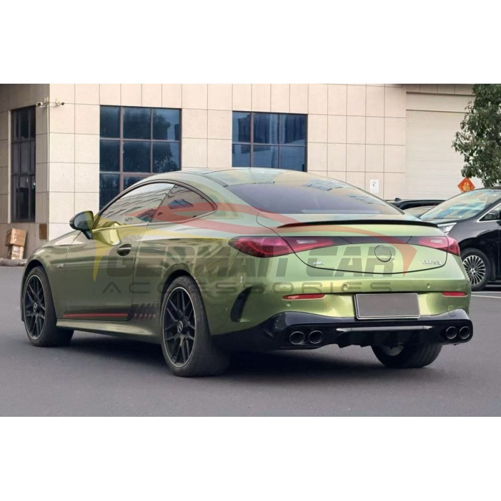 2024+ Mercedes-Benz CLE-Class Gloss Black Rear Diffuser with Quad Tips | A236/C236 Rear Diffusers