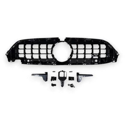 2024 + Mercedes-Benz CLE-Class GTR Style Front Grille | A236/C236 Gloss Black Front Grilles