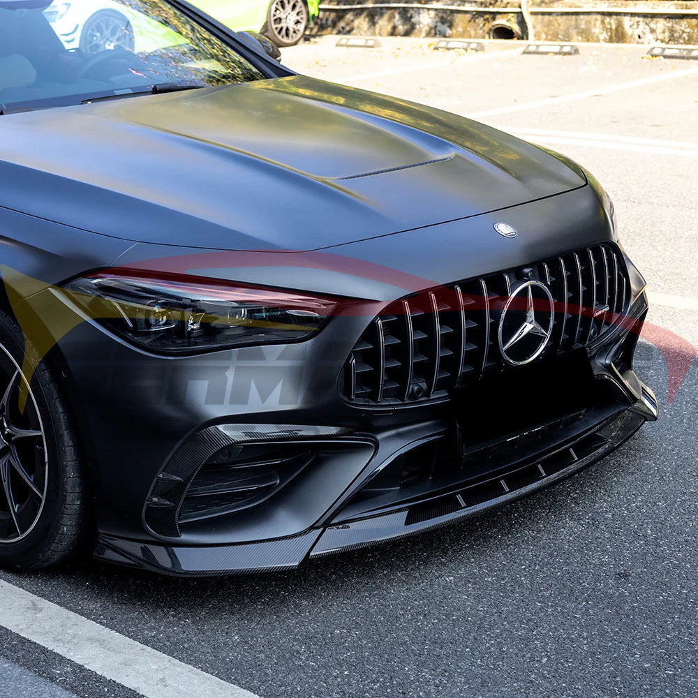 2024+ Mercedes-Benz CLE53 AMG Carbon Fiber Front Upper Bumper Splitters | A236/C236 Additional Accessories