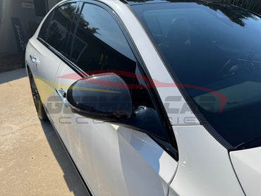 2024+ Mercedes-Benz E-Class Carbon Fiber Mirror Caps | W214 Mirror Caps