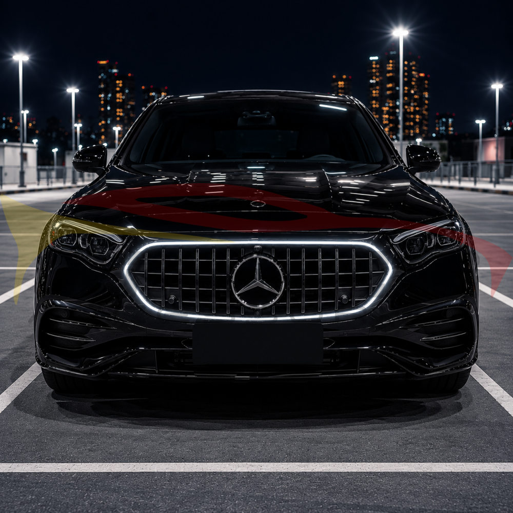 2024+ Mercedes-Benz E-Class LED Illuminated GTR Front Grille | W214 - Front Grilles