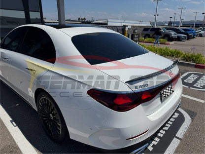 2024+ Mercedes-Benz E-Class V3 Style Carbon Fiber Trunk Spoiler | W214 Rear Trunk Spoilers