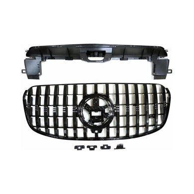 2024 + Mercedes-Benz Gls Gtr Style Front Grille | W167 Gloss Black Grilles