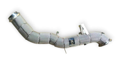2024 + Mercedes C63 AMG Downpipe | W206 Yes Heat Shield / Racing Downpipe (No Cat) Downpipes