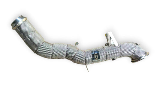 2024 + Mercedes C63 AMG Downpipe | W206 Yes Heat Shield / Racing Downpipe (No Cat) Downpipes