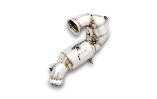 2024+ Mercedes E200/E300/E350 Downpipe | W214 Yes Heat Shield / Racing Downpipe (No Cat) Downpipes