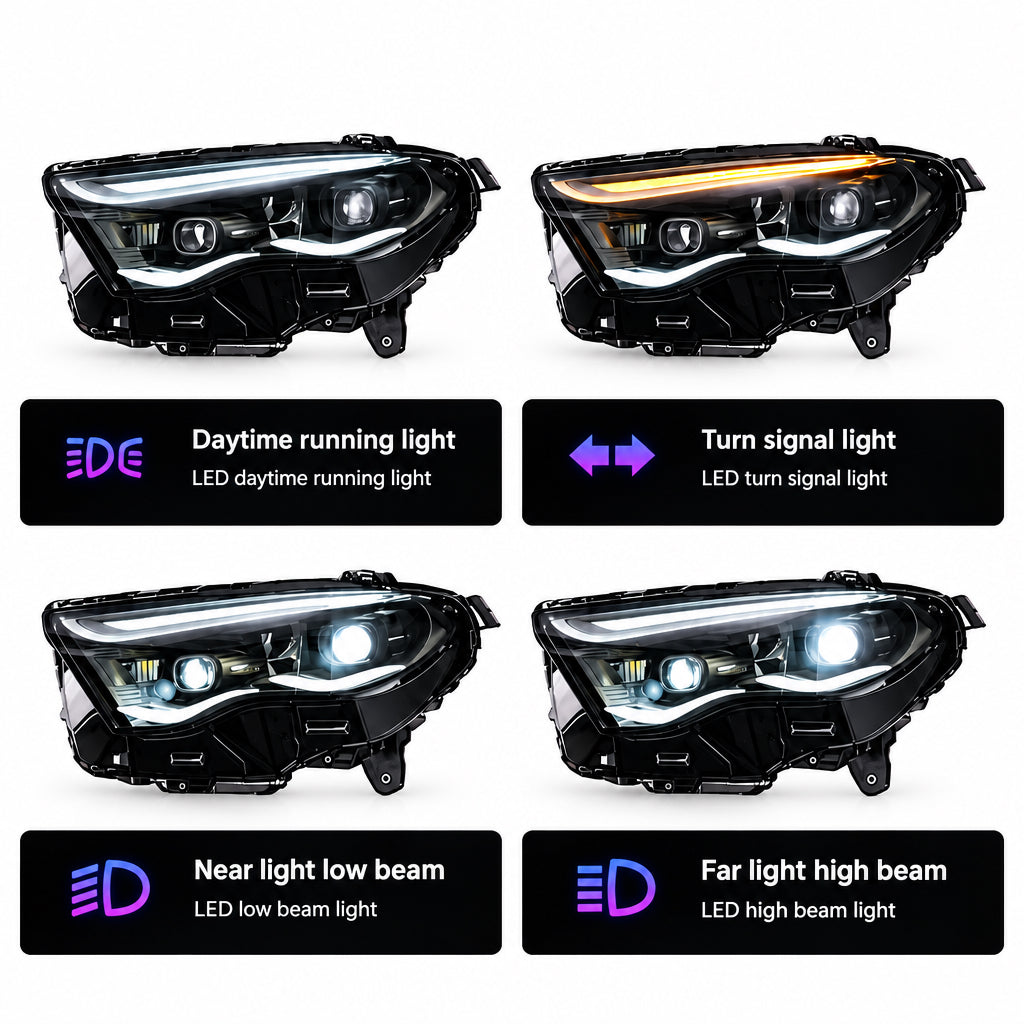 2024+ Mercedes-Benz E-Class/E53 AMG Digital Light Style LED Headlights | W214/X214