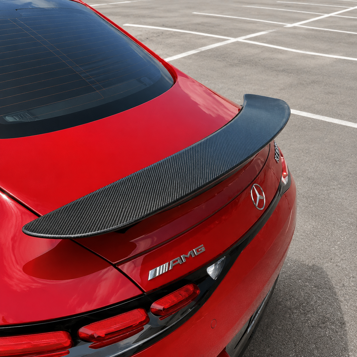 2024+ Mercedes AMG GT43/GT55/GT63/GT63 Pro Carbon Fiber Rear Trunk Spoiler | C192
